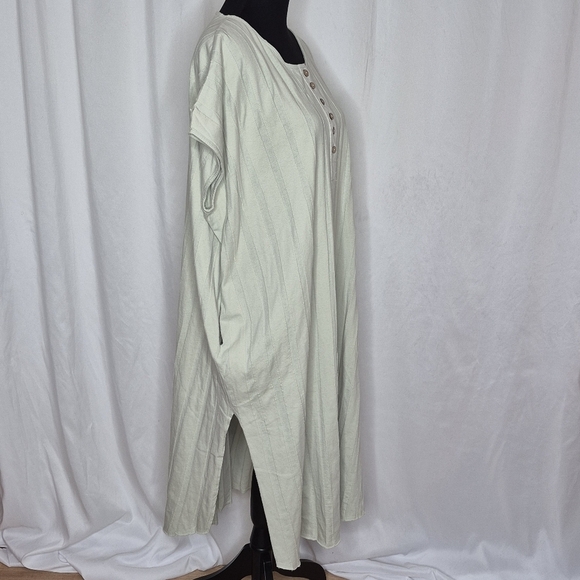 Oli & Hali OVERSIZED Mineral Washed Relaxed, Loose Fit Cotton Dress - Size S - Picture 3 of 16